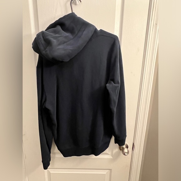 Navy hoodie. Abercrombie and Fitch size L. - Picture 3 of 3
